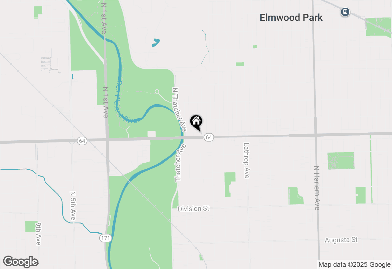 Map of 7840 W North Avenue #2A, Elmwood Park, IL 60707