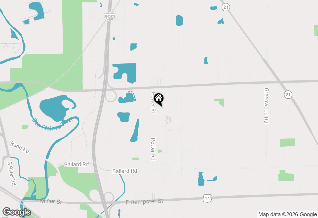 Map of 9412 Margail Avenue, Des Plaines, IL 60016