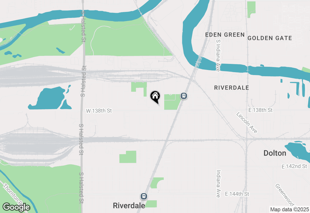 Map of 13734 S Atlantic Avenue, Riverdale, IL 60827