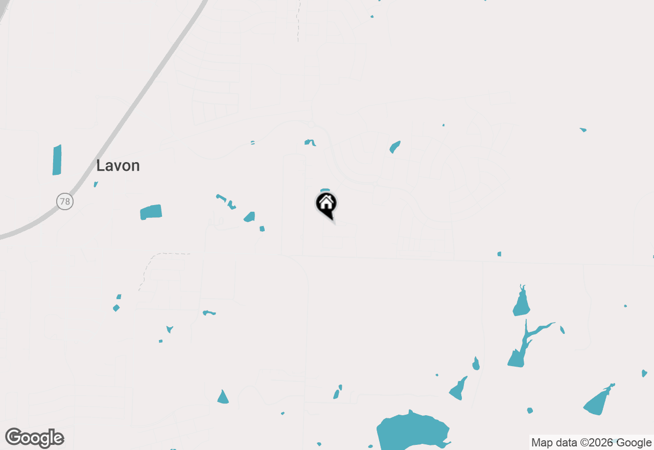 Map of 432 Silent Pond Park, Lavon, TX 75166