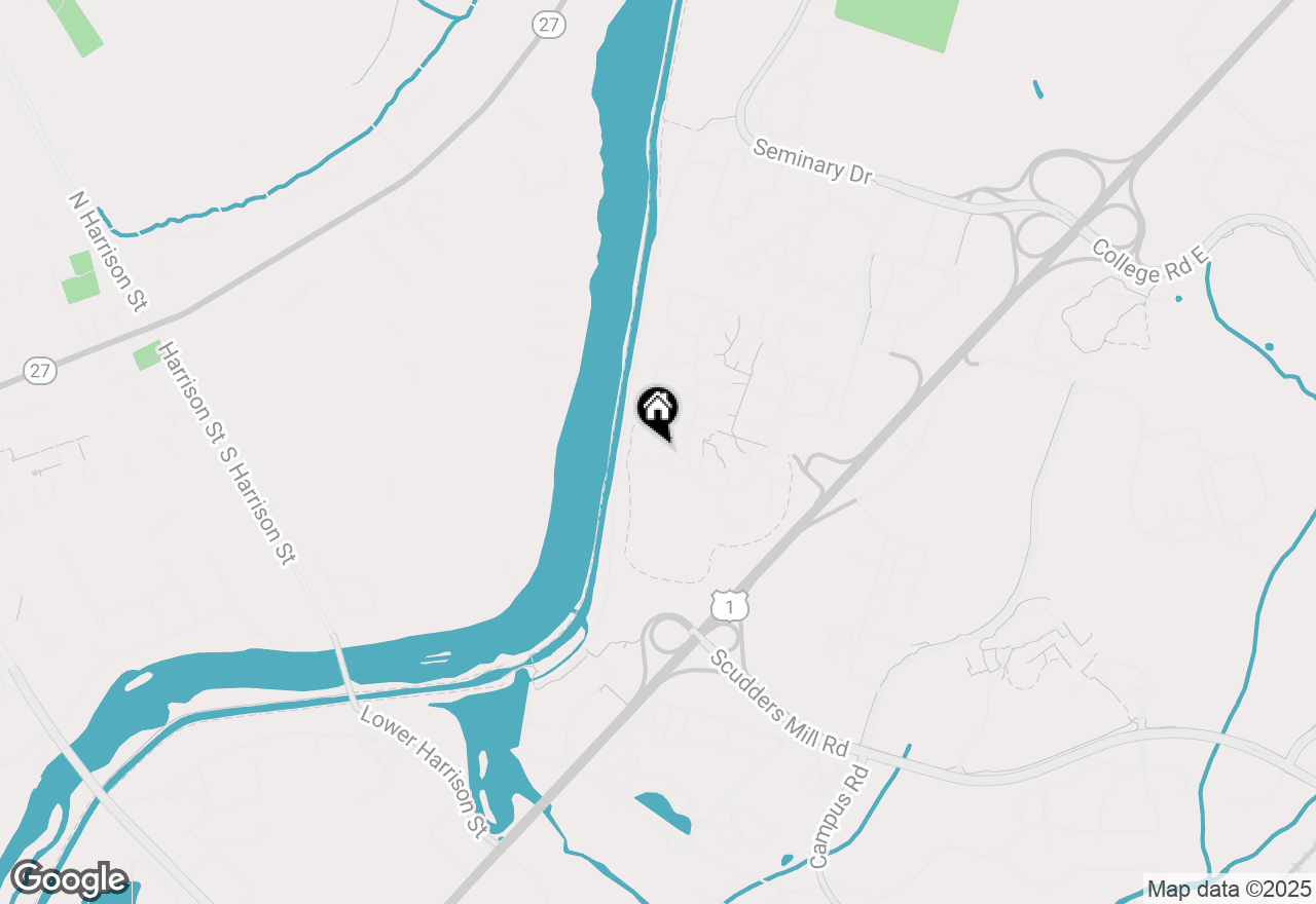 Map of 466 Sayre Drive, Princeton, NJ 08540