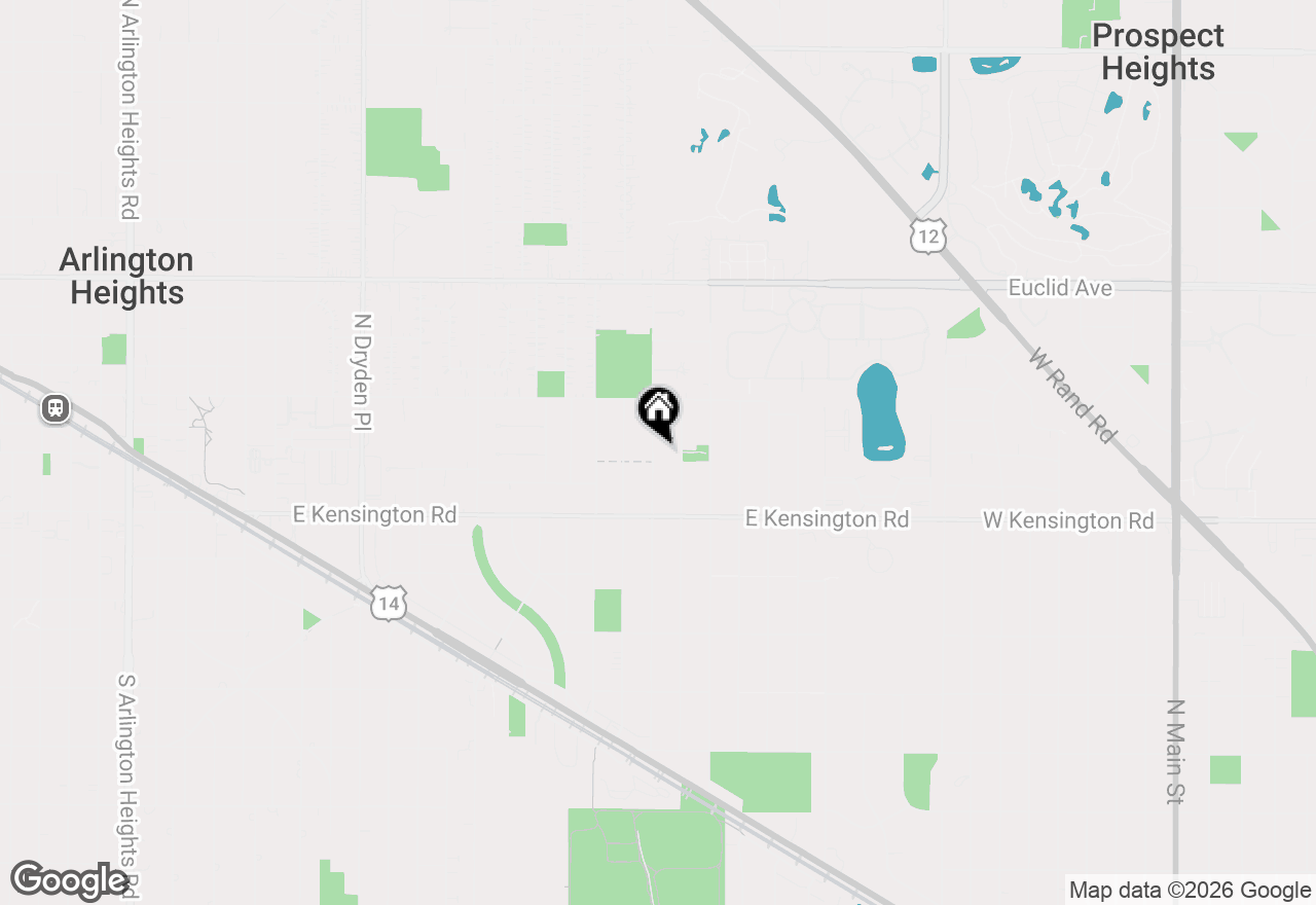 Map of 25 N Prindle Avenue, Arlington Heights, IL 60004