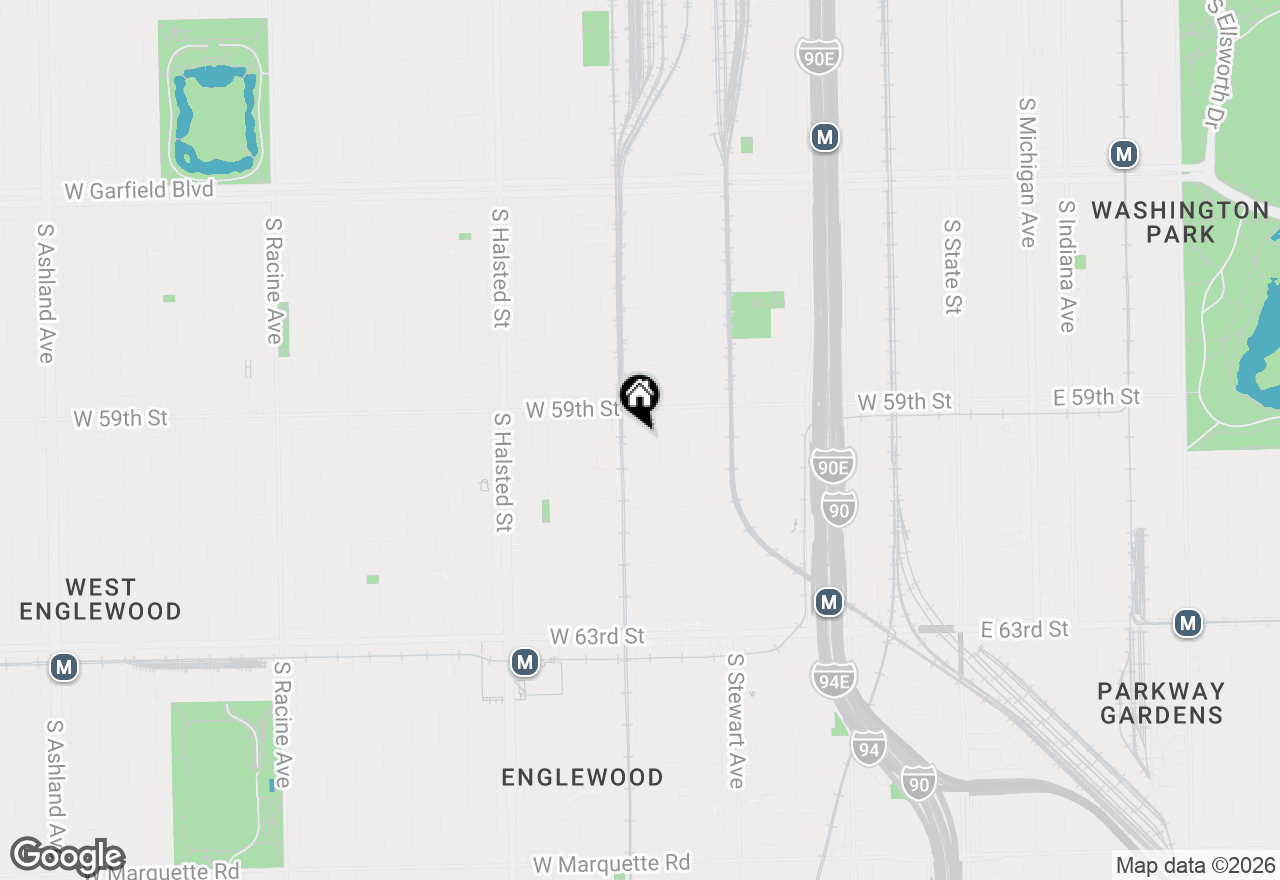 Map of 5932 S Parnell Avenue, Chicago, IL 60621