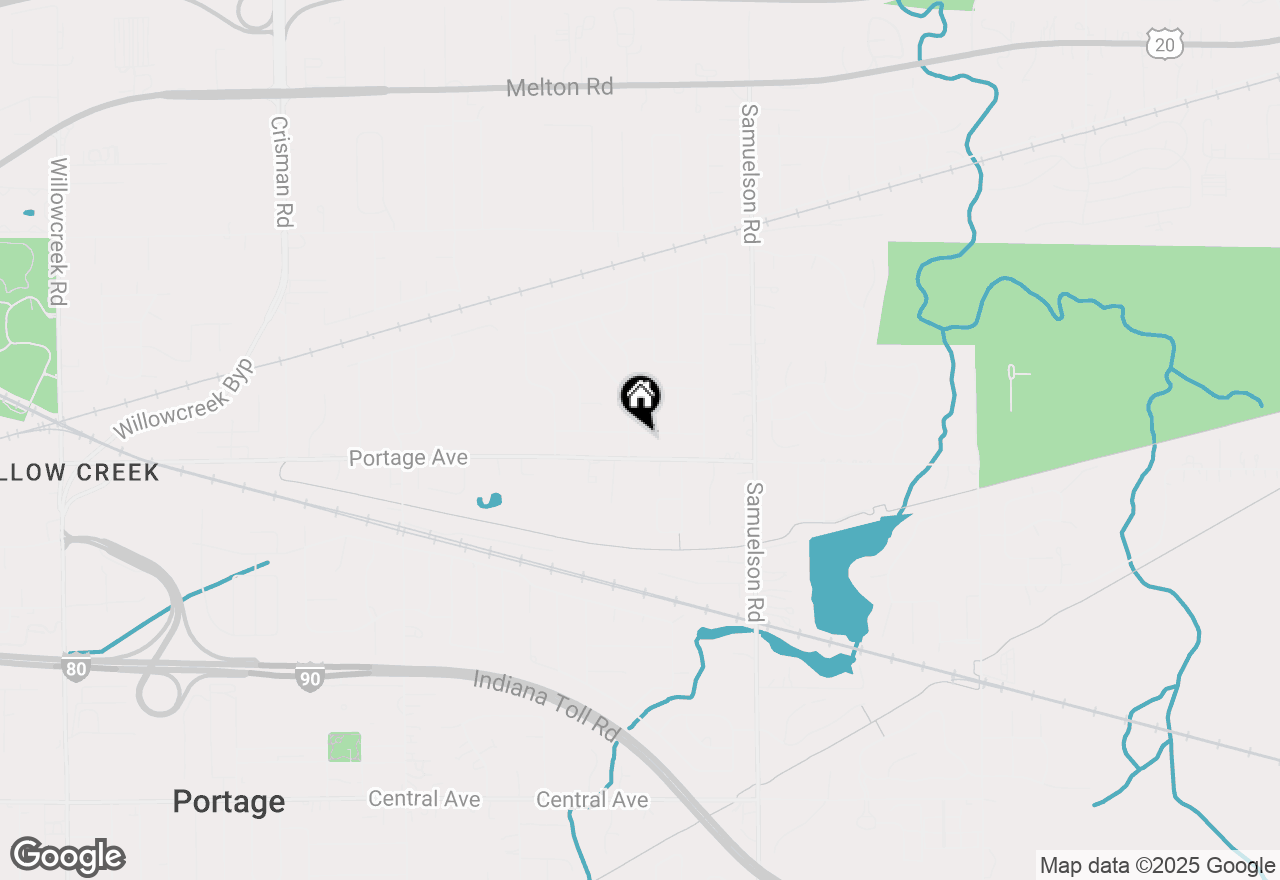 Map of 6639 Federal Avenue, Portage, IN 46368