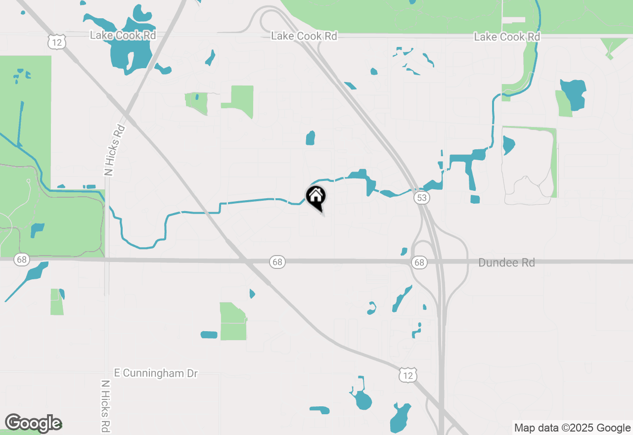 Map of 8B Dundee Quarter Drive #302, Palatine, IL 60074