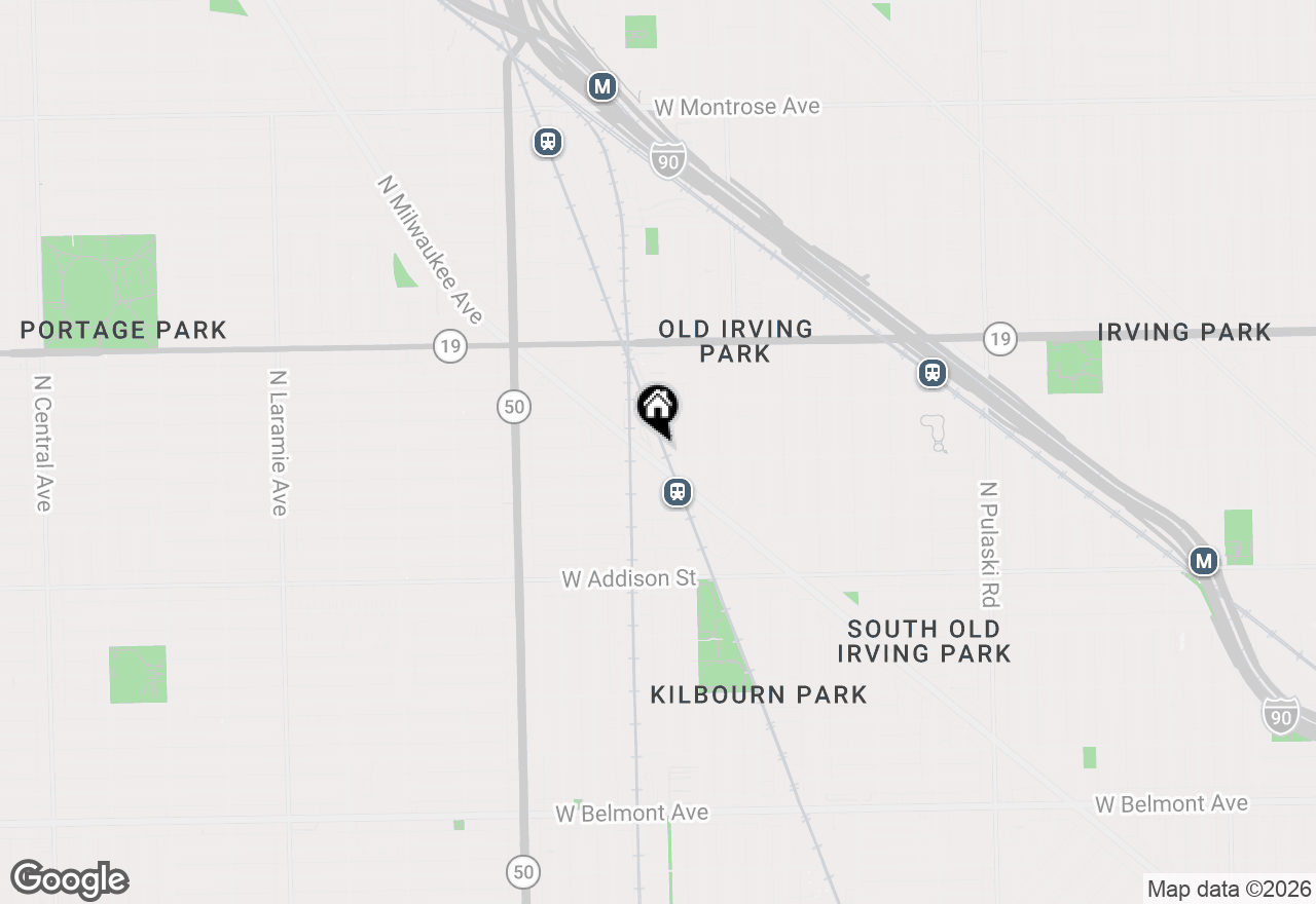 Map of 3801 N Milwaukee Avenue #C, Chicago, IL 60641