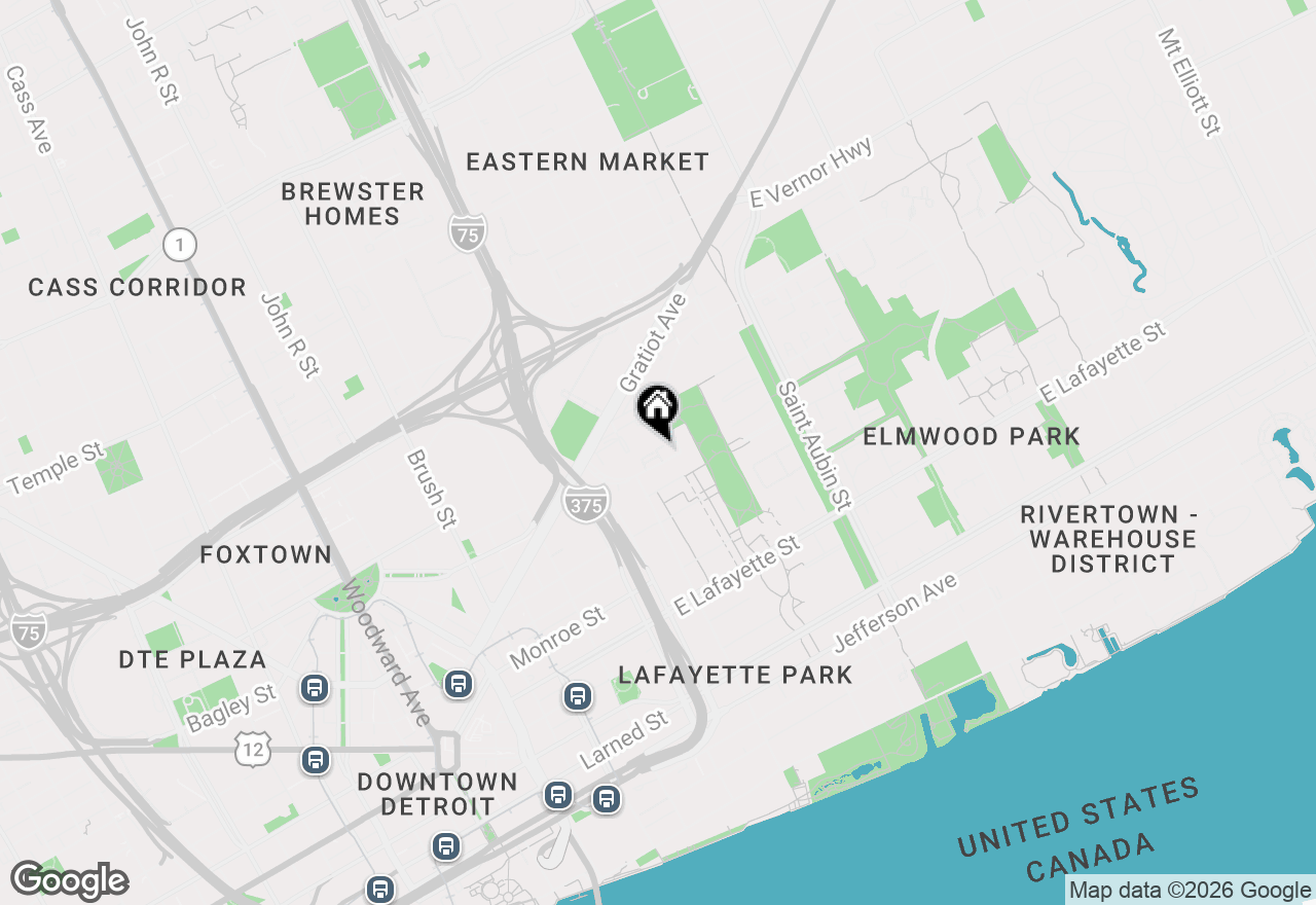 Map of 1395 Antietam Avenue #39, Detroit, MI 48207