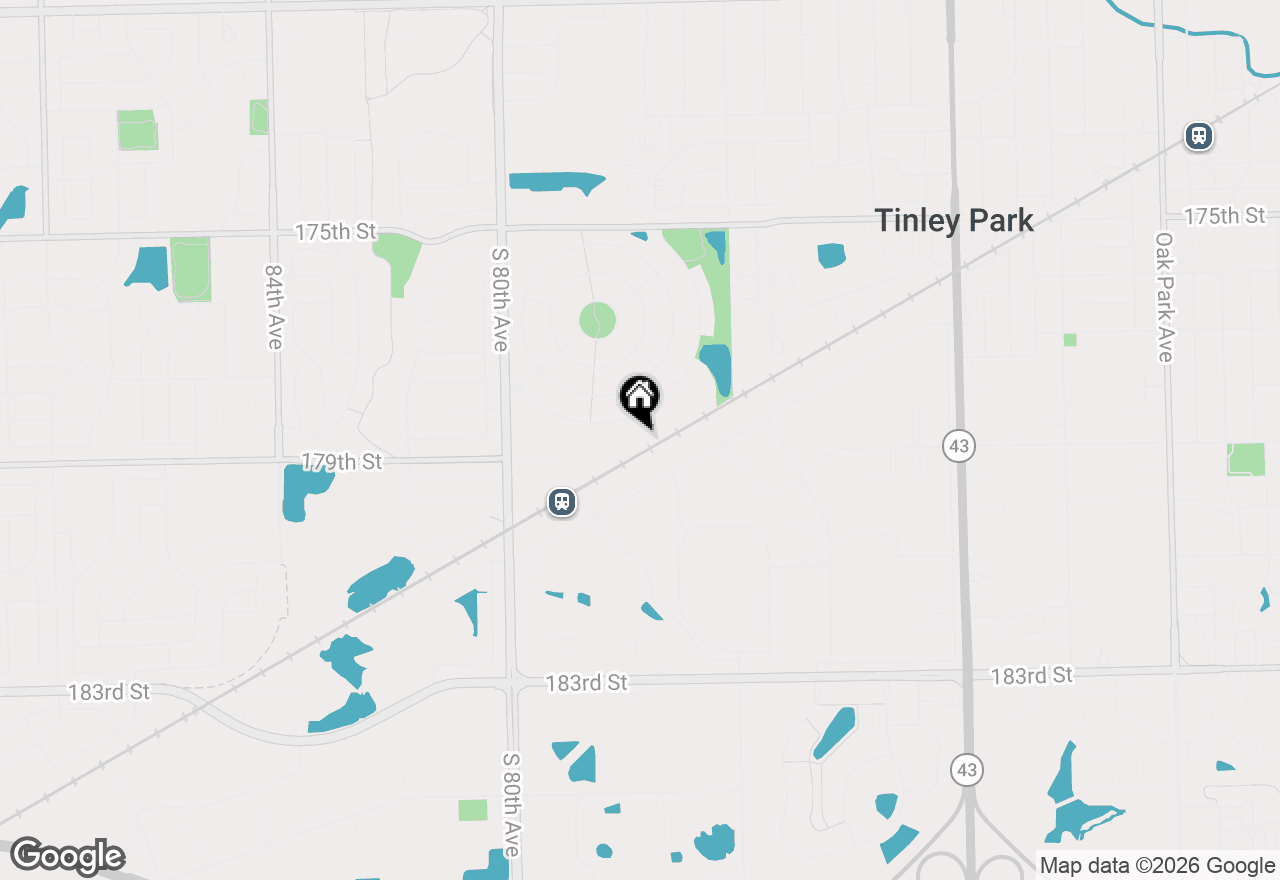 Map of 7787 Bristol Park Drive #3SW, Tinley Park, IL 60477