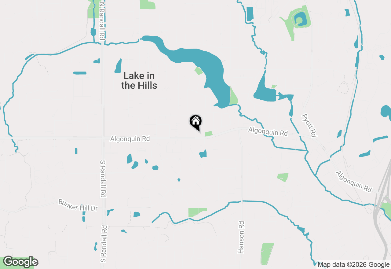 Map of 17 Indian Trail, Lake In The Hills, IL 60156