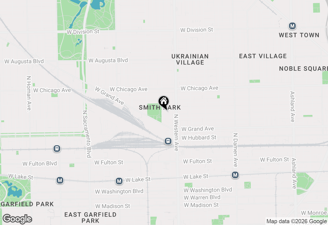Map of 2455 W Erie Street, Chicago, IL 60612