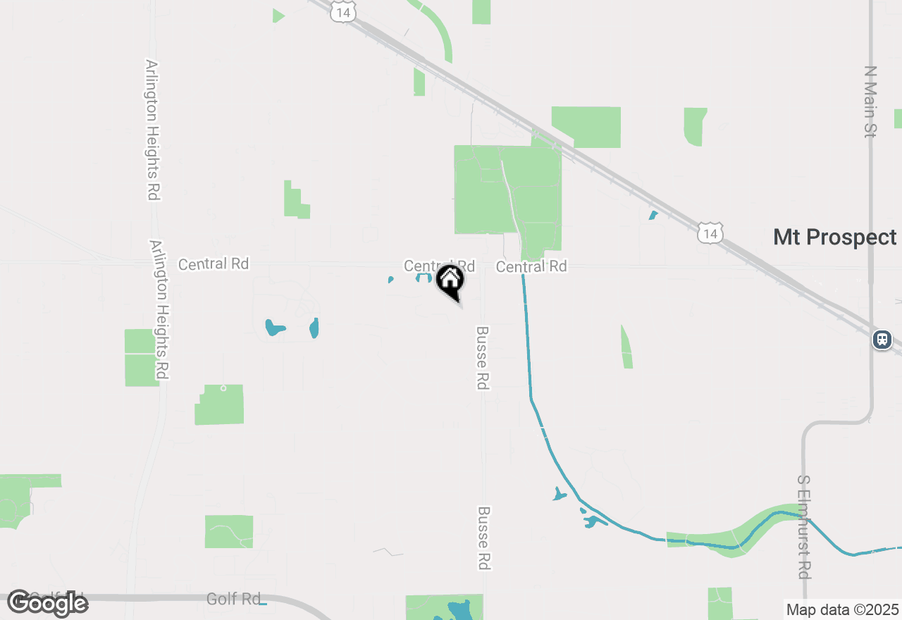 Map of 1615 E Central Road #410B, Arlington Heights, IL 60005