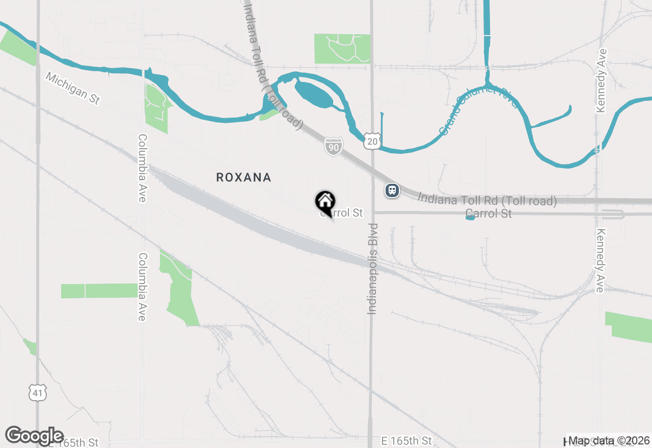 Map of 5720-22 Northcote Avenue, Hammond, IN 46320
