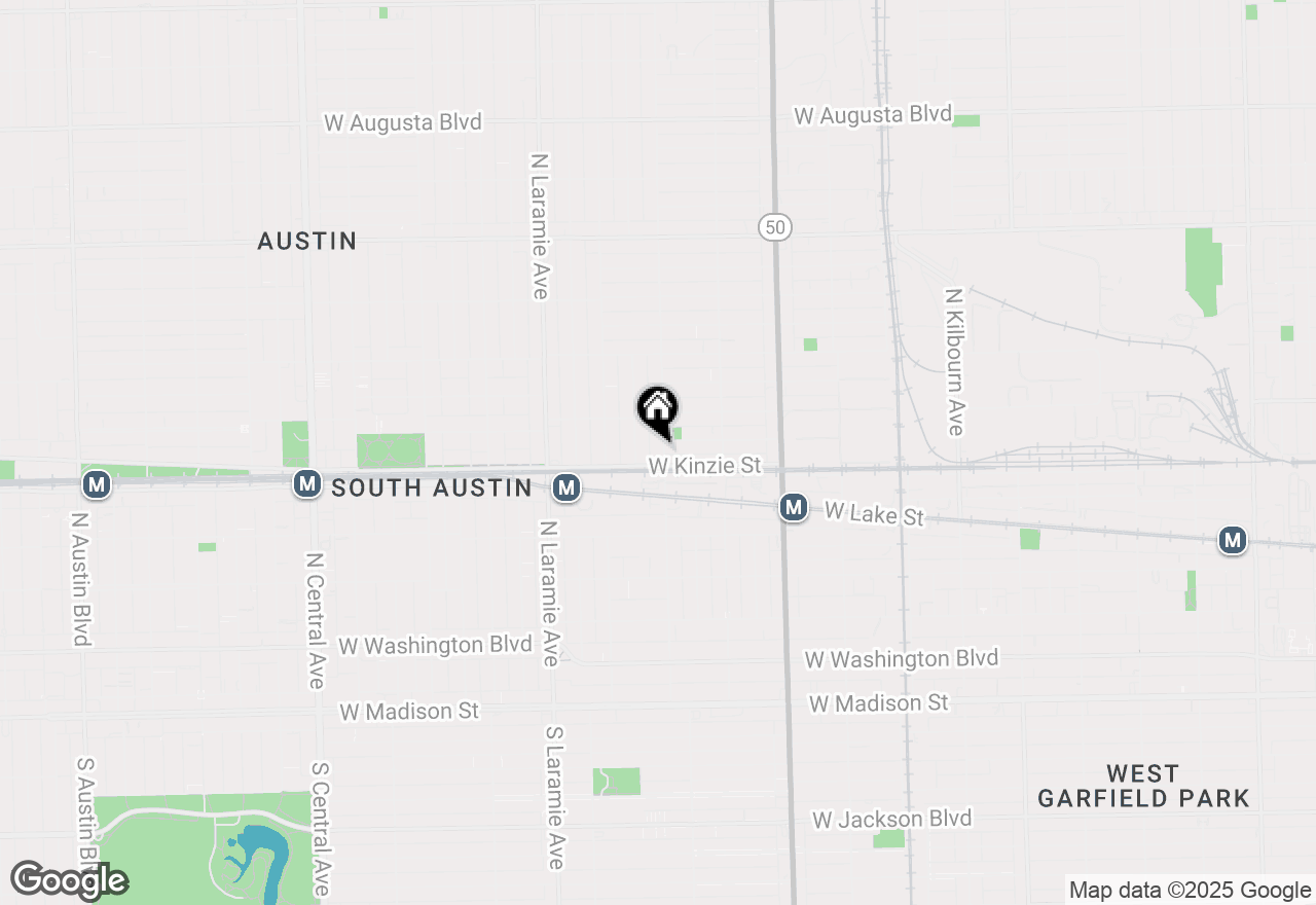 Map of 412 N Lavergne Avenue, Chicago, IL 60644