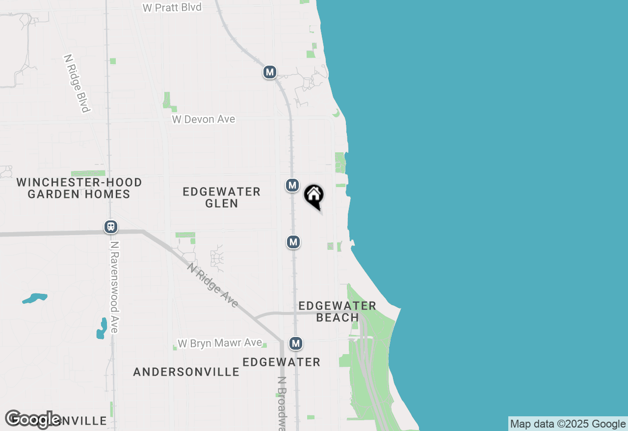 Map of 6030 N Kenmore Avenue #501, Chicago, IL 60660