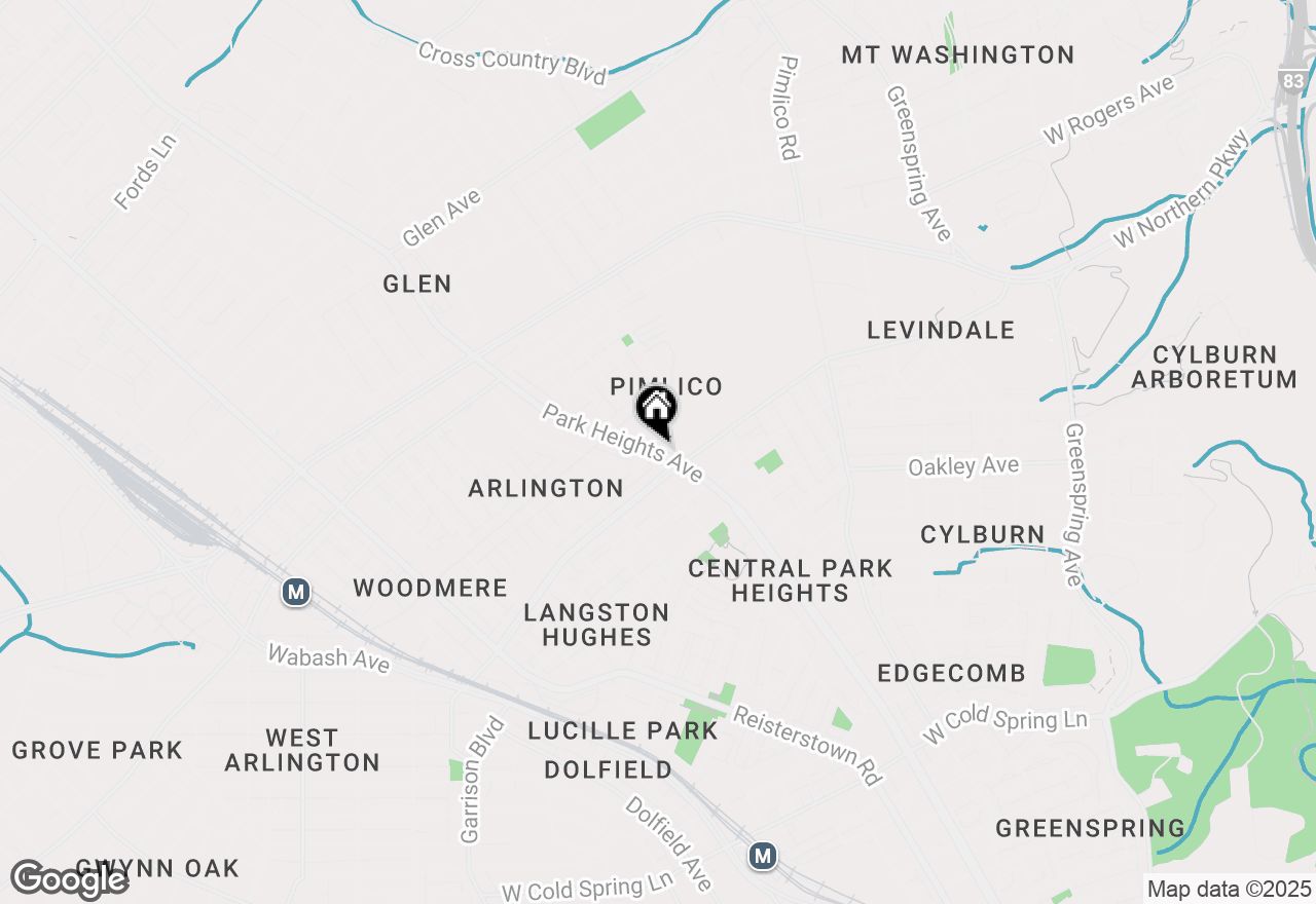 Map of 5218 Park Heights Avenue, Baltimore, MD 21215