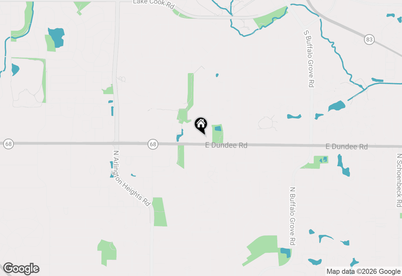 Map of 651 Hapsfield Lane #204, Buffalo Grove, IL 60089