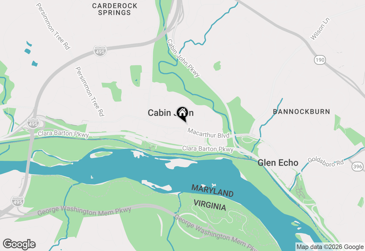 Map of 7630 Tomlinson Avenue #38, Cabin John, MD 20818