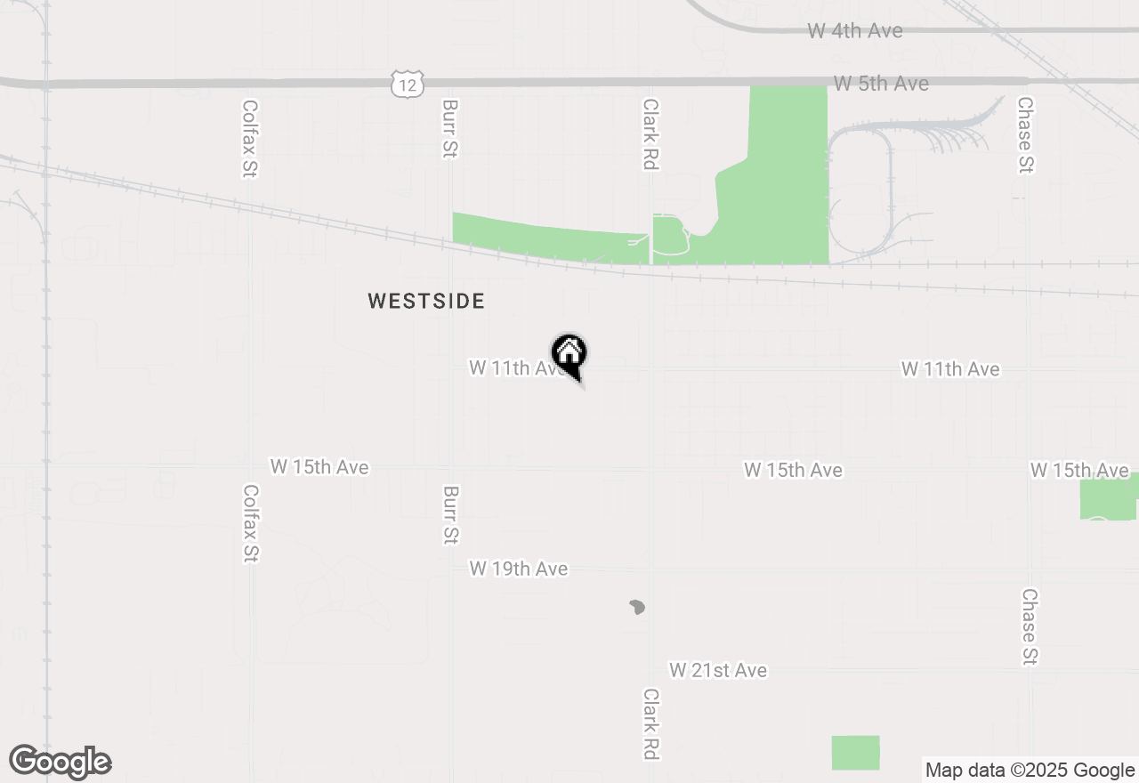 Map of 1136 Matthews Street, Gary, IN 46406