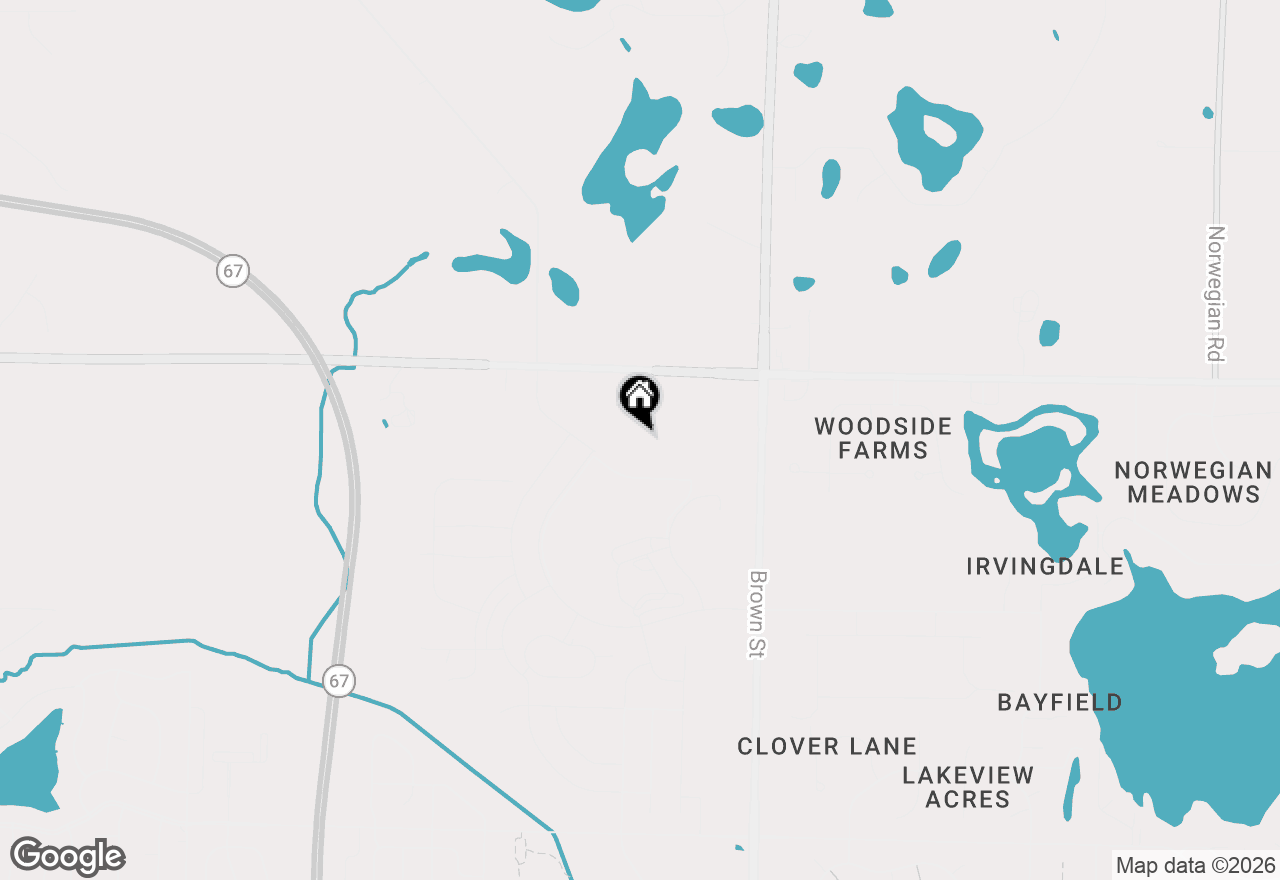 Map of 1763 Quail Cir, Oconomowoc, WI 53066
