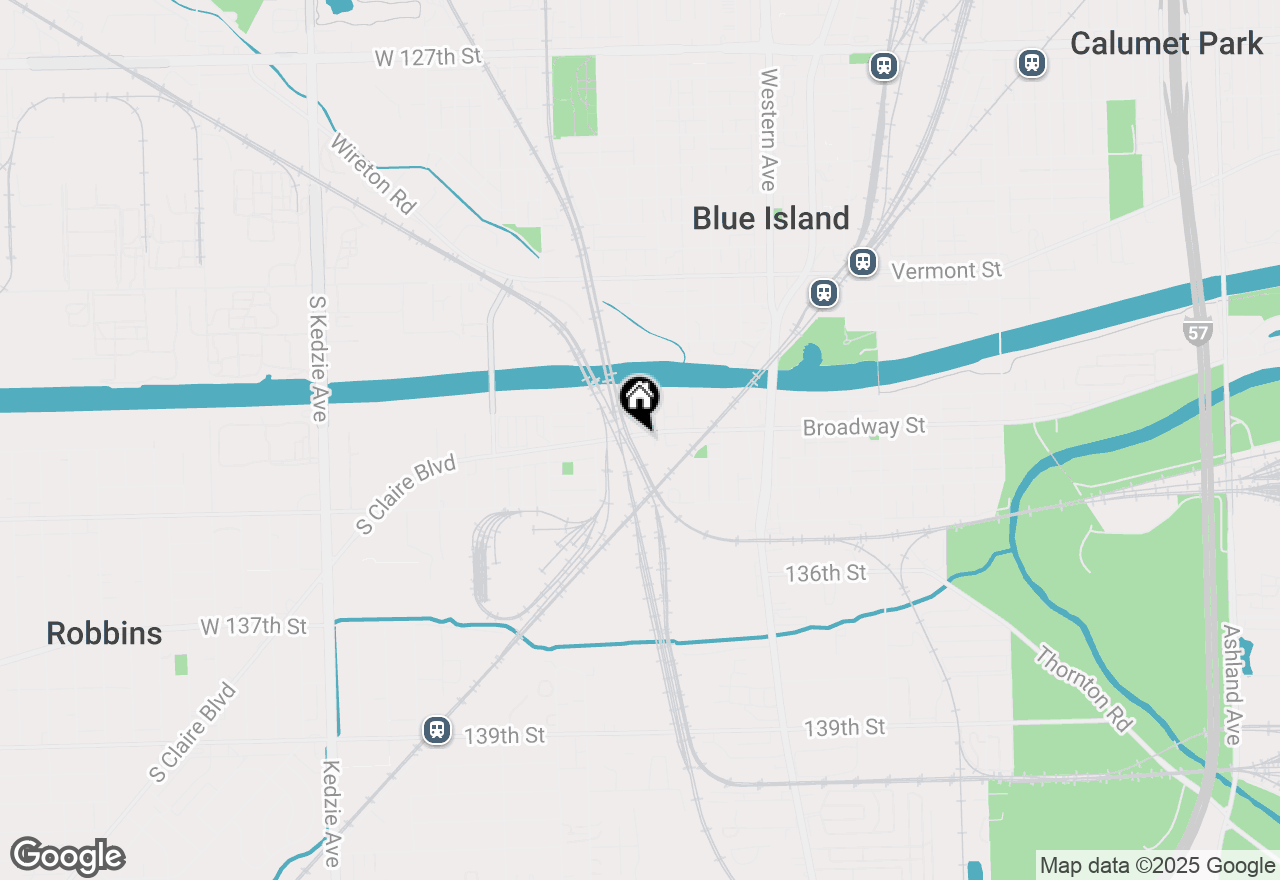 Map of 2629 Broadway Street, Blue Island, IL 60406