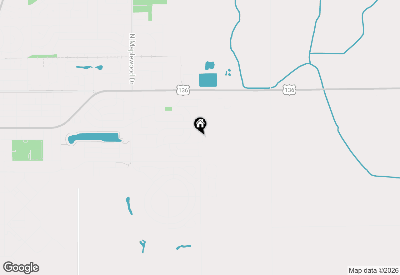 Map of 1637 Harper Drive, Rantoul, IL 61866