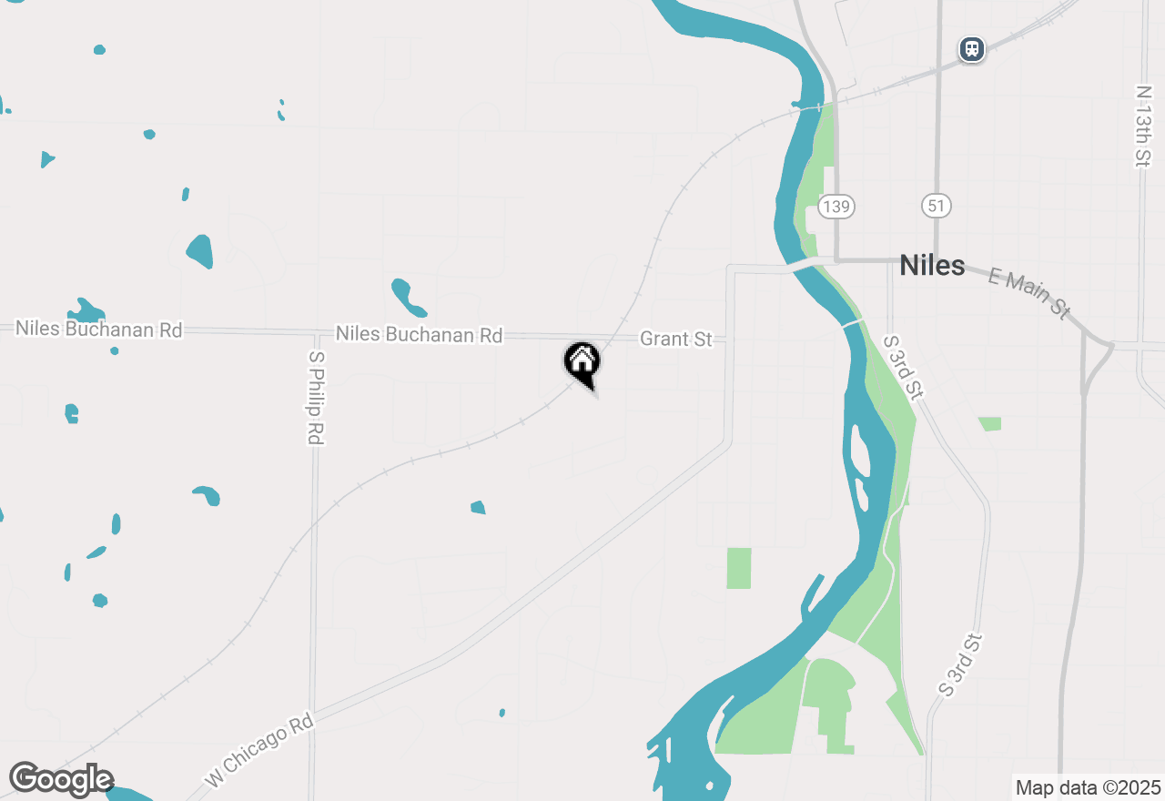 Map of 942 Clay Street, Niles, MI 49120