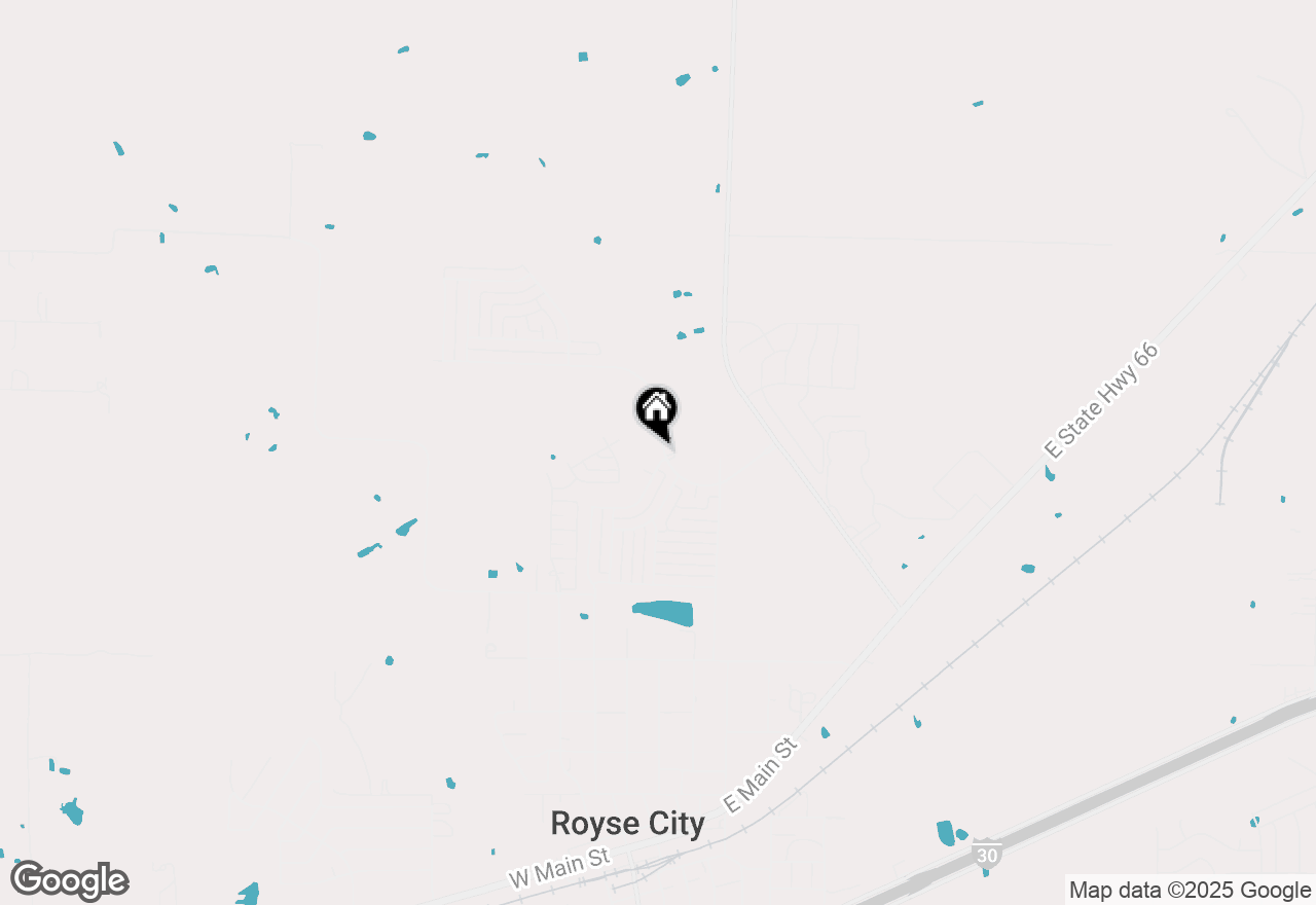 Map of 1501 Hidden Creek, Royse City, TX 75189