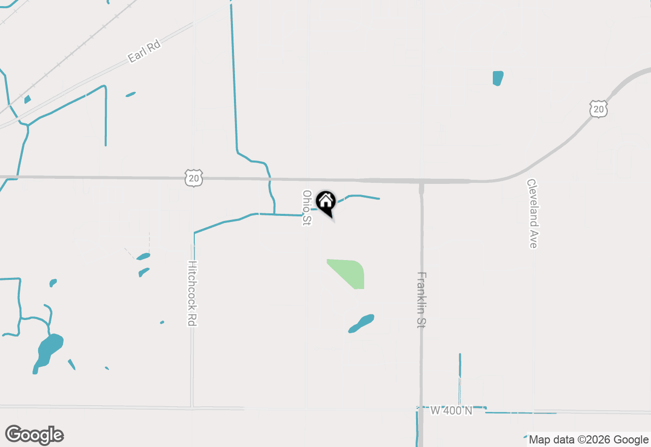 Map of 106 Crestwood Drive, Michigan City, IN 46360