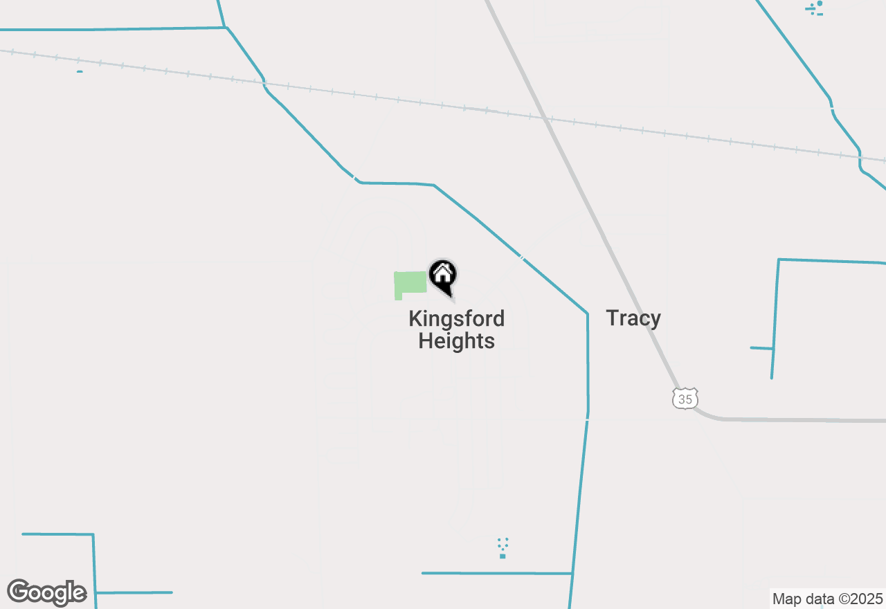 Map of 383 Evanston Road, Kingsford Heights, IN 46346