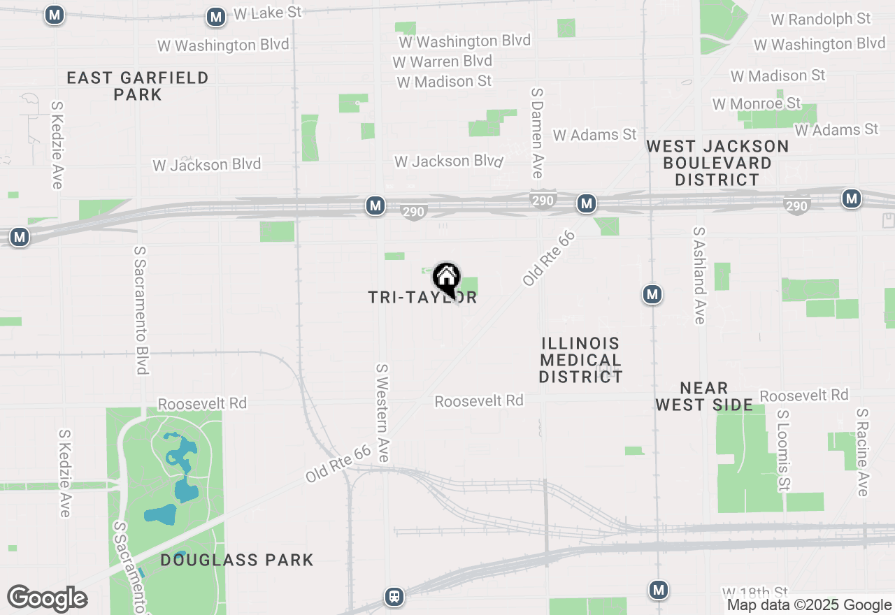 Map of 815 S Bell Avenue, Chicago, IL 60612