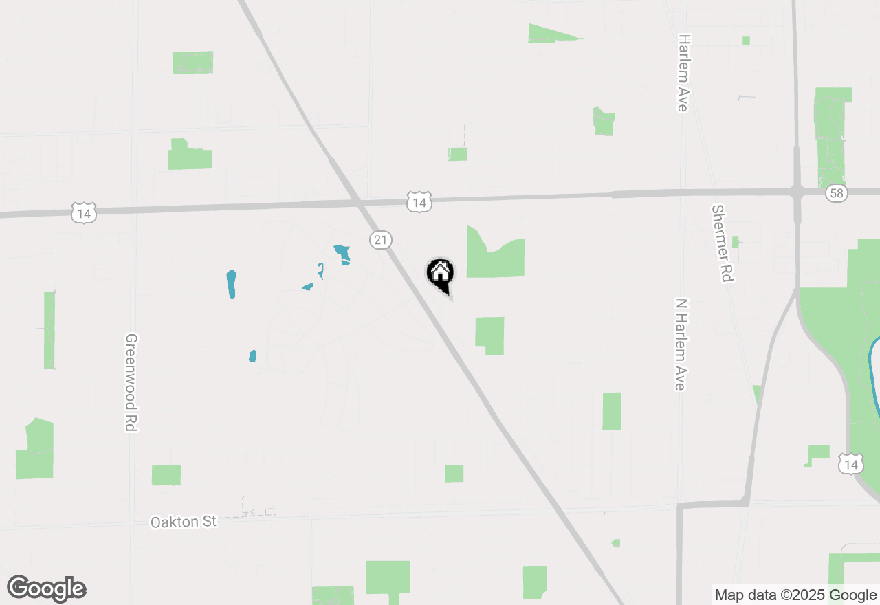 Map of 7811 W Lill Court, Niles, IL 60714