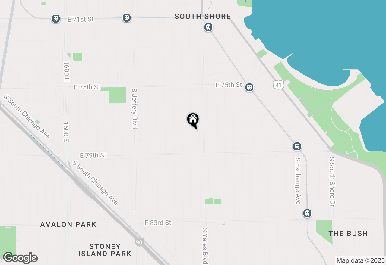 Map of 7744 S Oglesby Avenue, Chicago, IL 60649