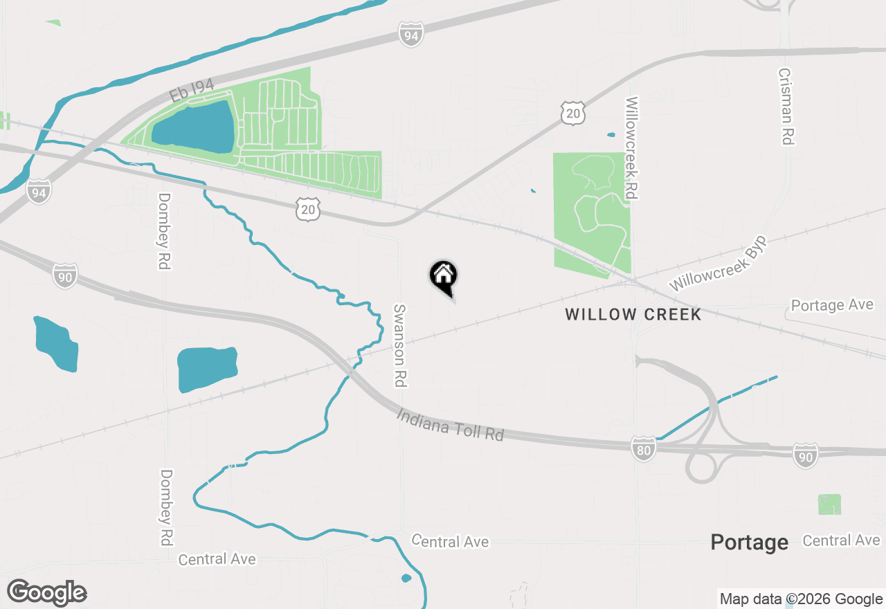 Map of 2258 Iris Street, Portage, IN 46368