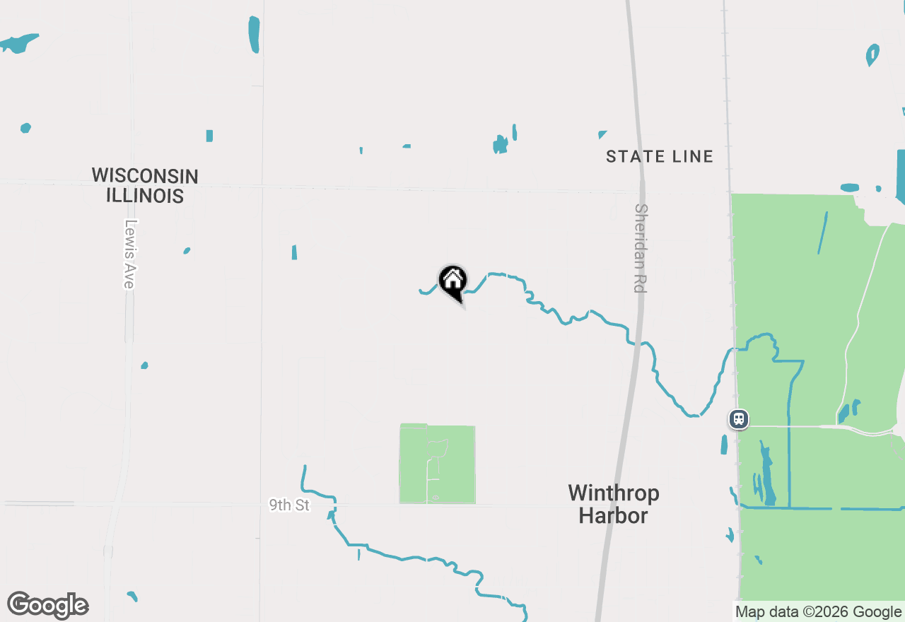 Map of 2615 4th Street, Winthrop Harbor, IL 60096