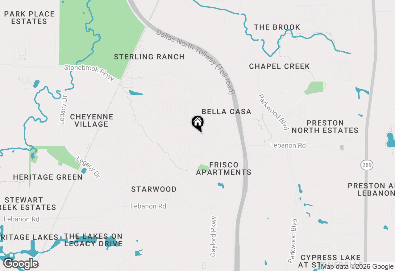 Map of 5501 Widgeon Way, Frisco, TX 75034