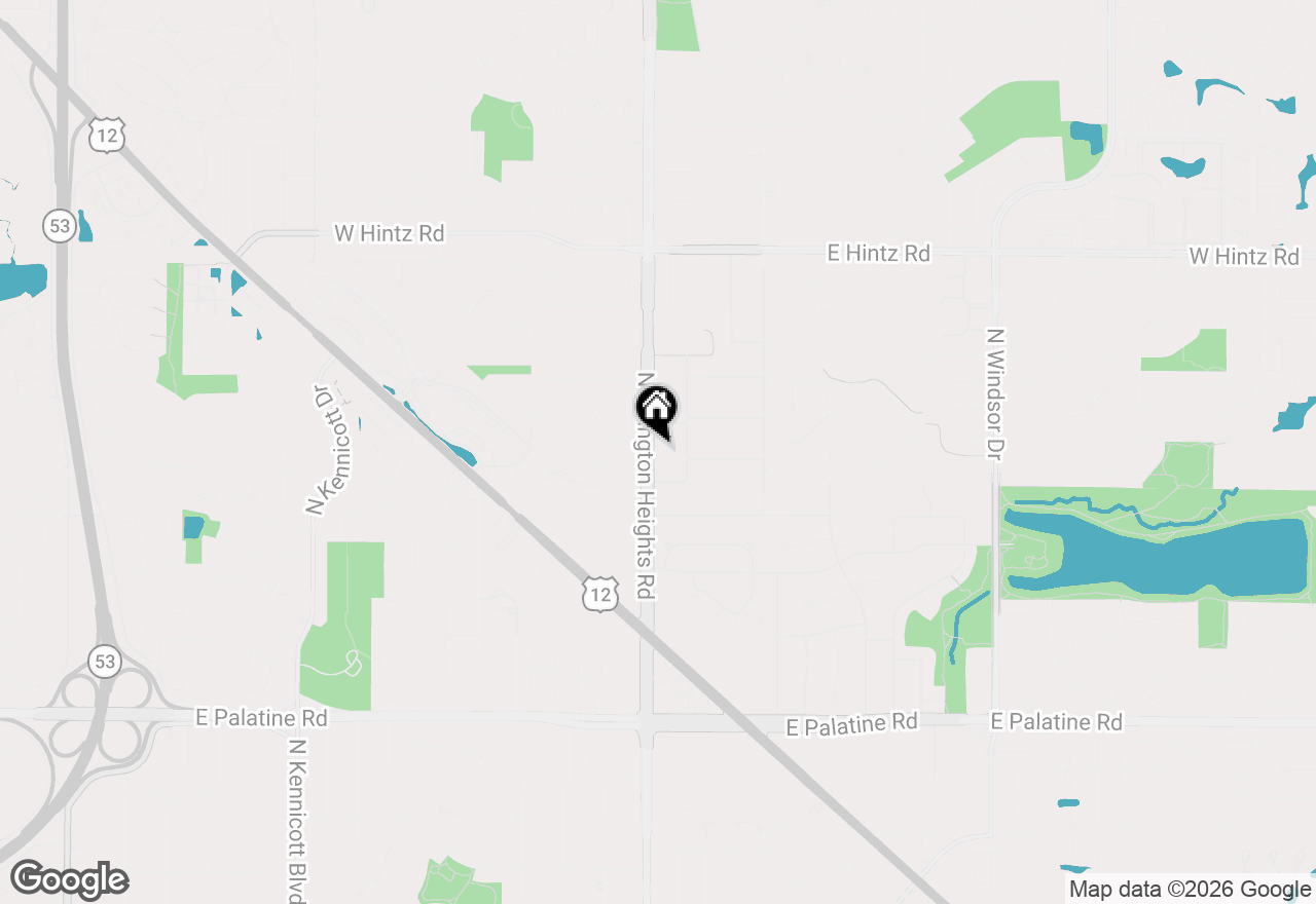 Map of 2311 N Arlington Heights Road, Arlington Heights, IL 60004