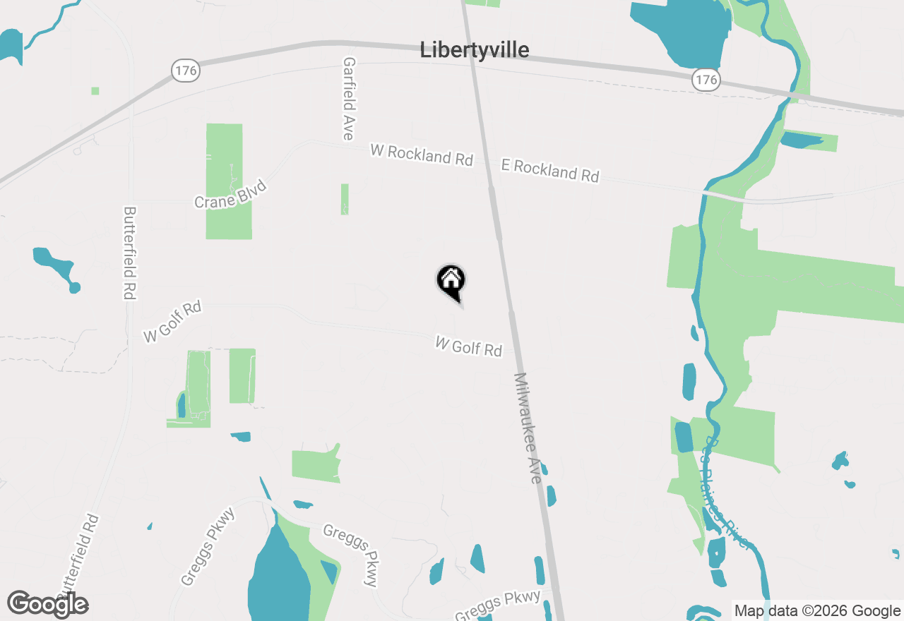 Map of 140 W Golf Road #A, Libertyville, IL 60048