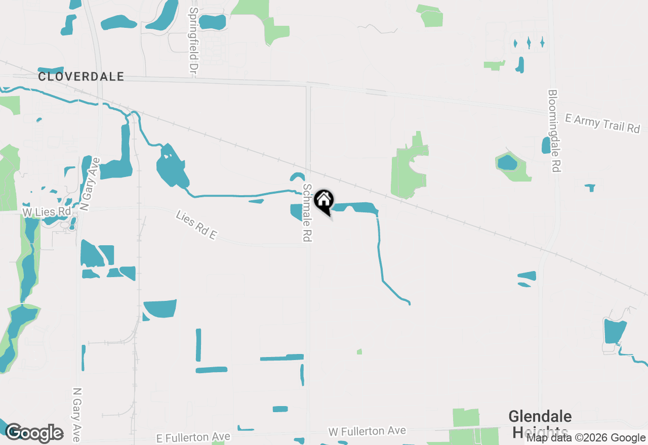 Map of 176 Appleby Drive, Glendale Heights, IL 60139