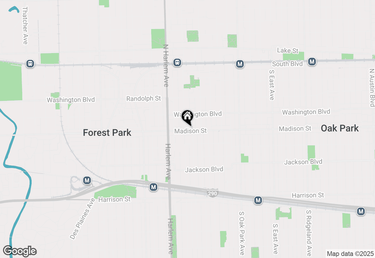 Map of 1041 Susan Collins Lane #402, Oak Park, IL 60302