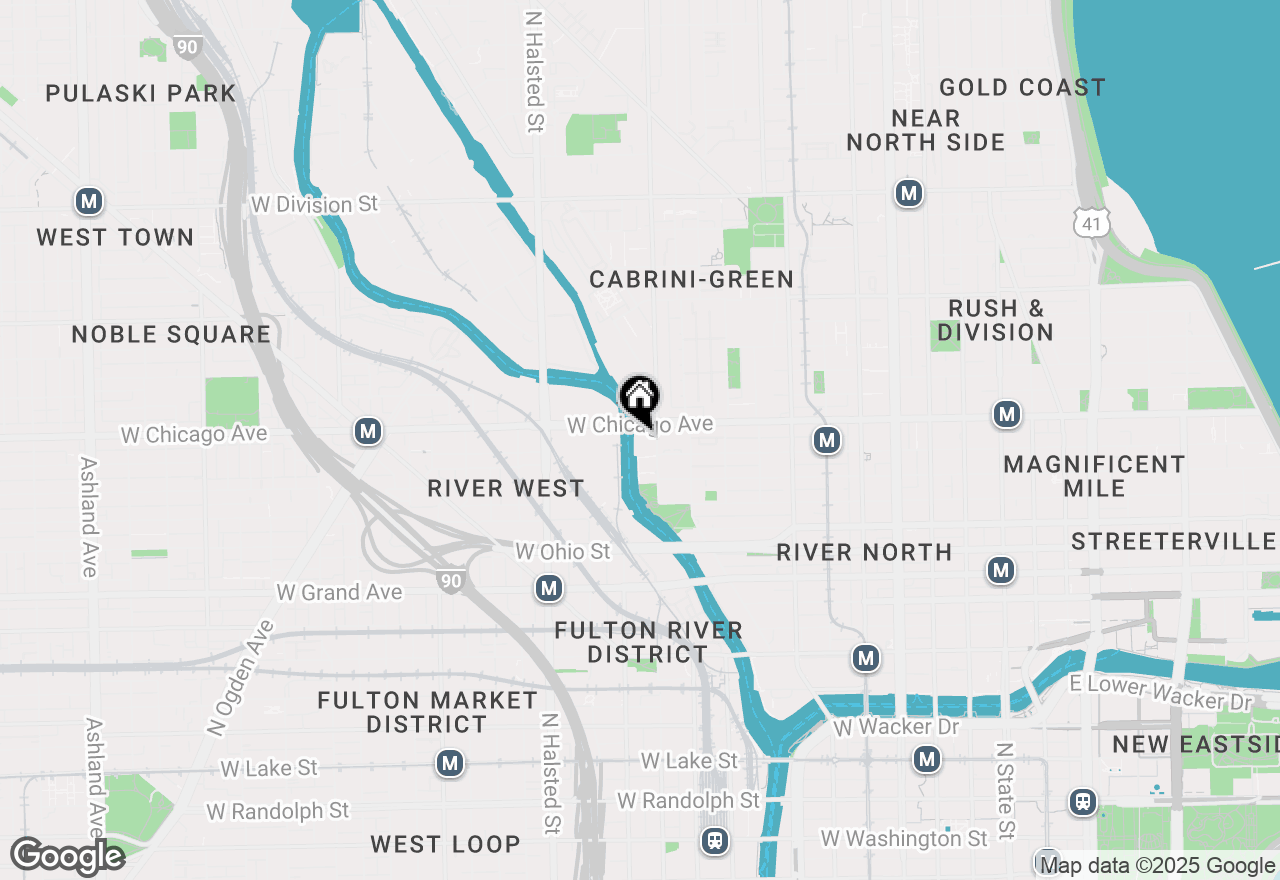 Map of 758 N Larrabee Street #504, Chicago, IL 60654