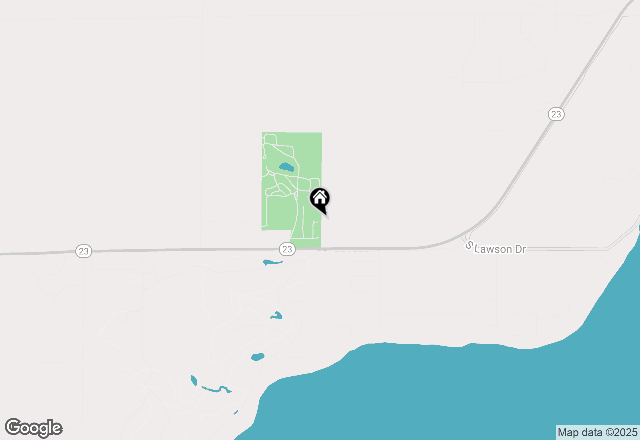 Map of W2354 Hwy 23 Road #106, Green Lake, WI 54941