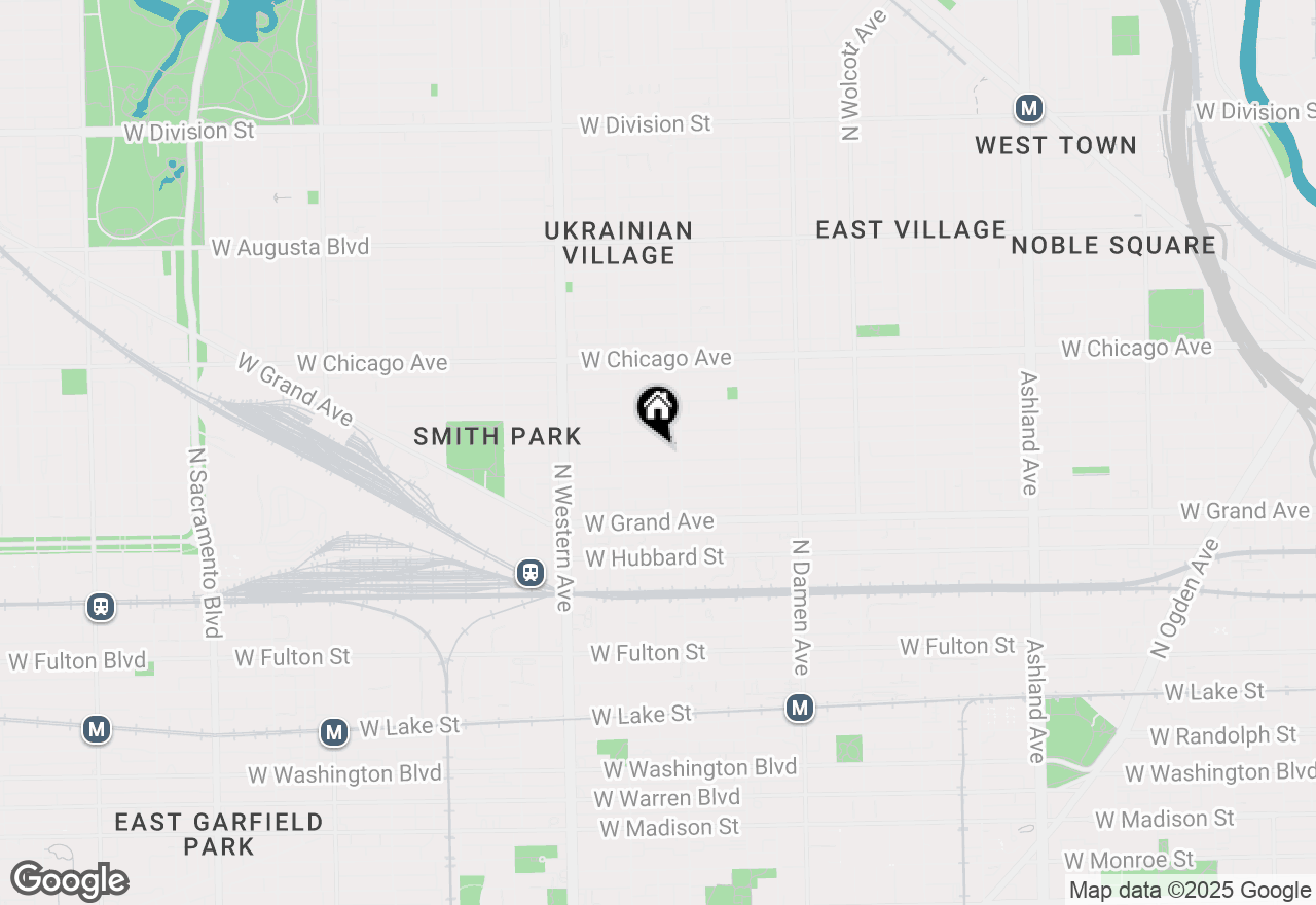 Map of 2223 W Erie Street #3, Chicago, IL 60612