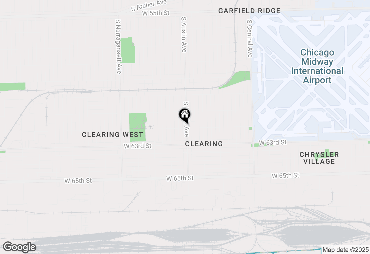 Map of 6158 S Austin Avenue, Chicago, IL 60638