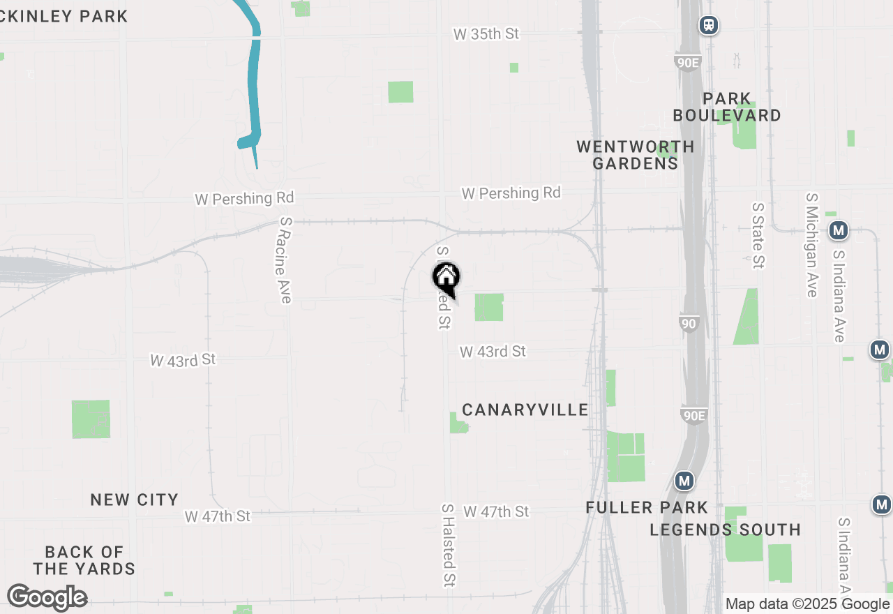 Map of 4167 S Halsted Street, Chicago, IL 60609