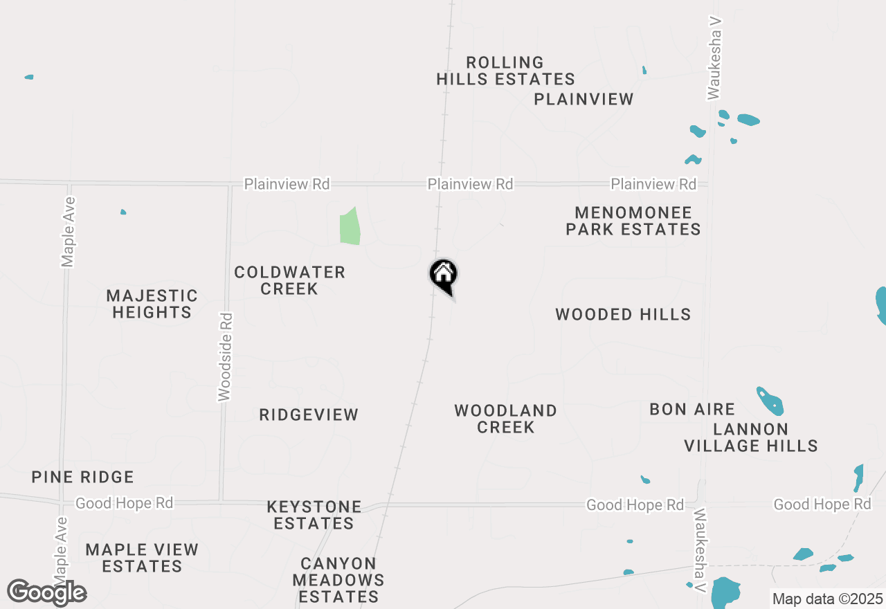 Map of W228N7693 Woodland Ct, Sussex, WI 53089