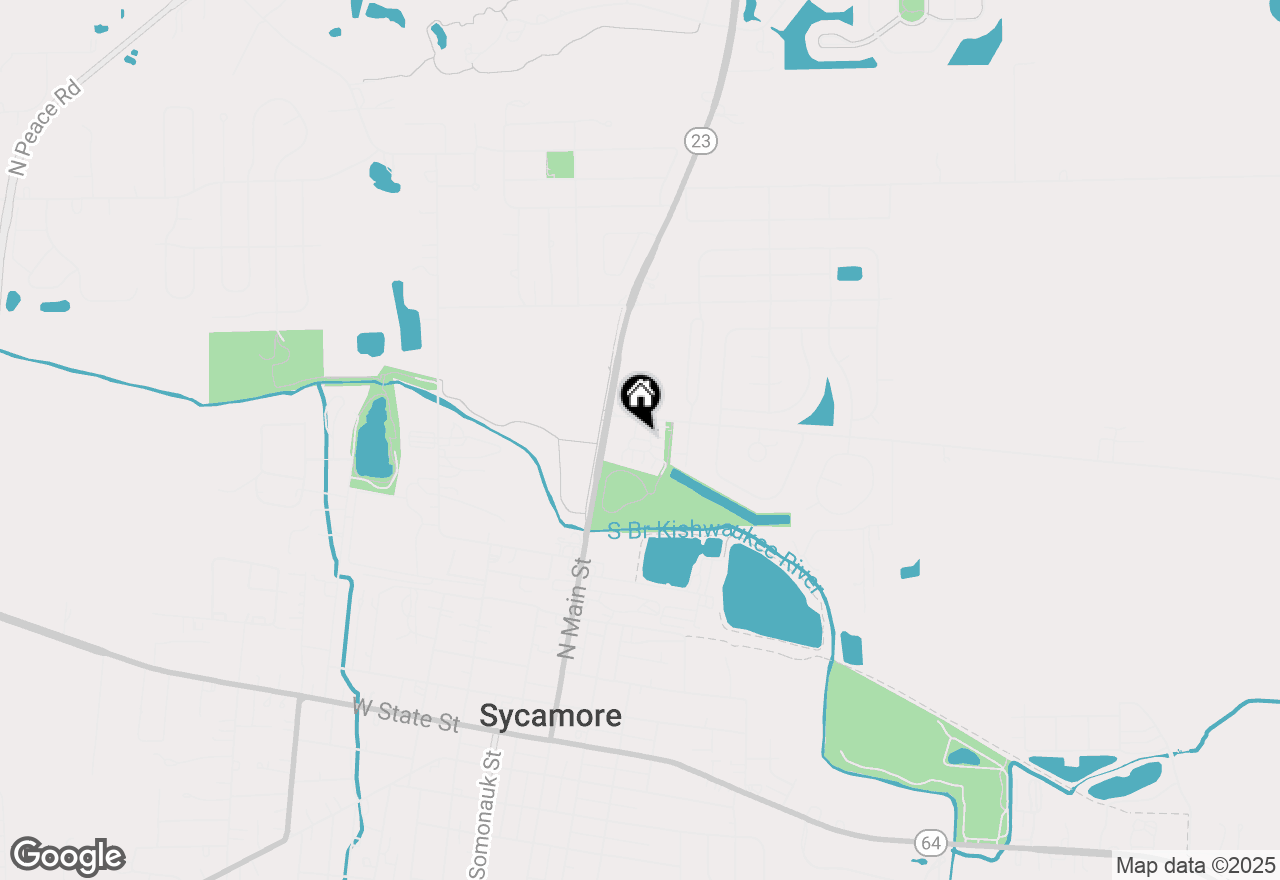 Map of 45 Briden Lane #45, Sycamore, IL 60178