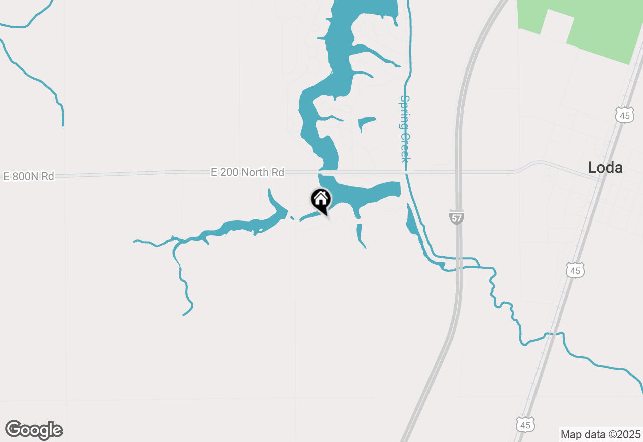 Map of 1408 Country Club Lane, Loda, IL 60948