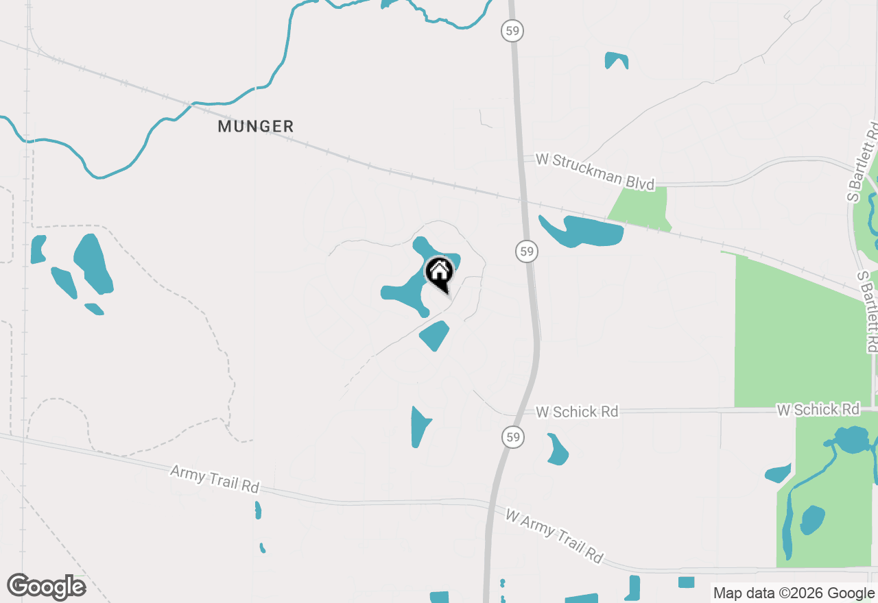 Map of 1267 Appaloosa Way, Bartlett, IL 60103