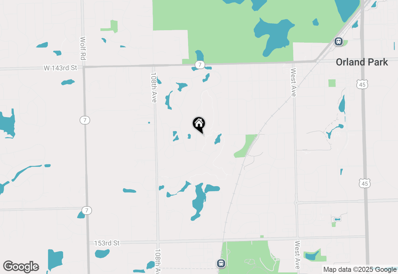 Map of 14701 Crystal Tree Drive, Orland Park, IL 60462