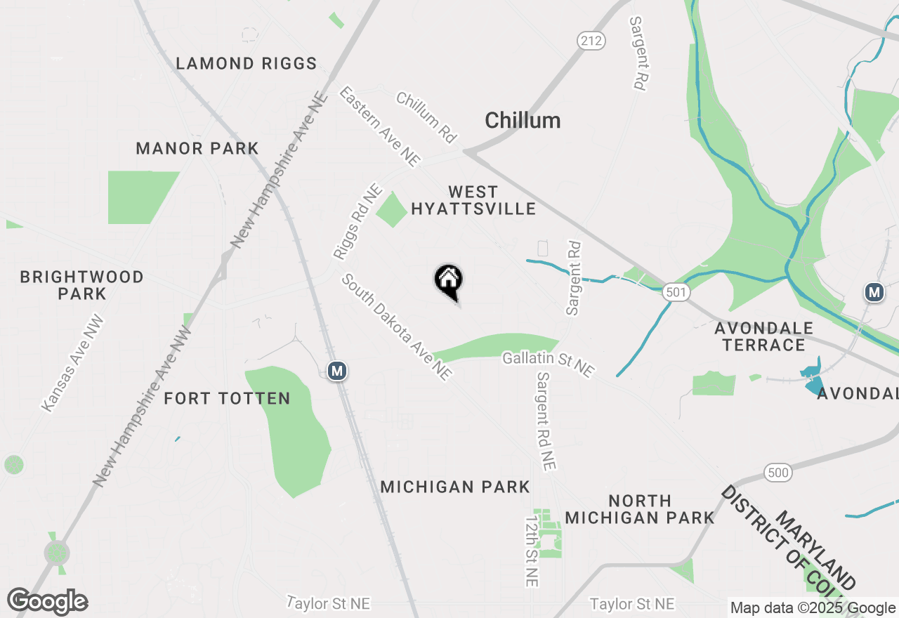 Map of 714 Hamilton Street Ne, Washington, DC 20011